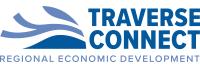 Traverse Connect regional economic development and chamber of commerce member logo - 45th Parallel Home Maintenance supports local business community in Grand Traverse region