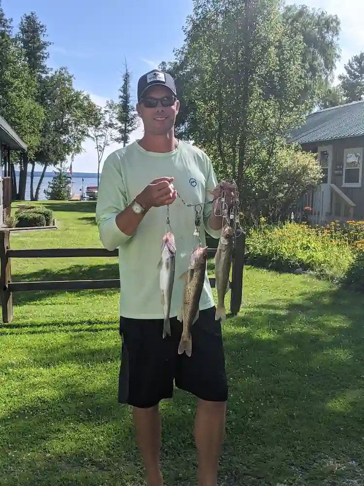 Justin Kibbey at a lakefront cottage on Lake Leelanau Michigan